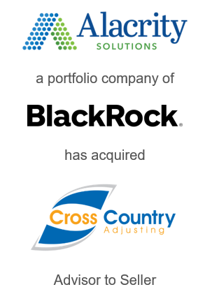 Morgan Partners Advises Cross Country Adjusting on its Sale to Alacrity